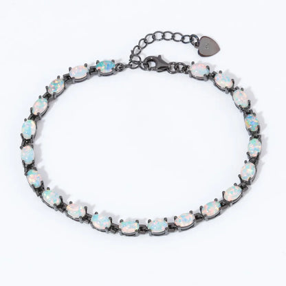 Opal tennis bracelet