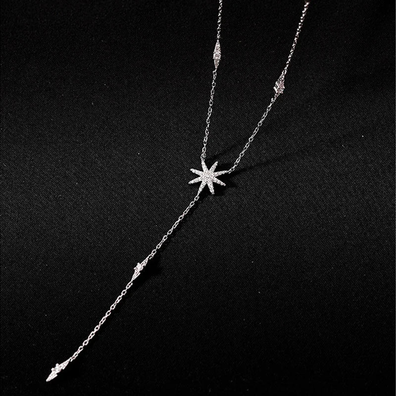 Star necklace silver