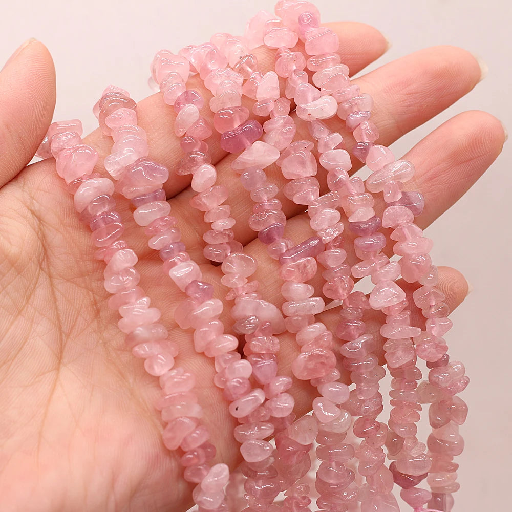 Rose quartz beads