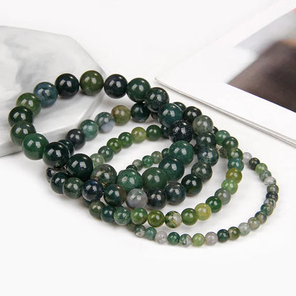 Moss agate bracelet