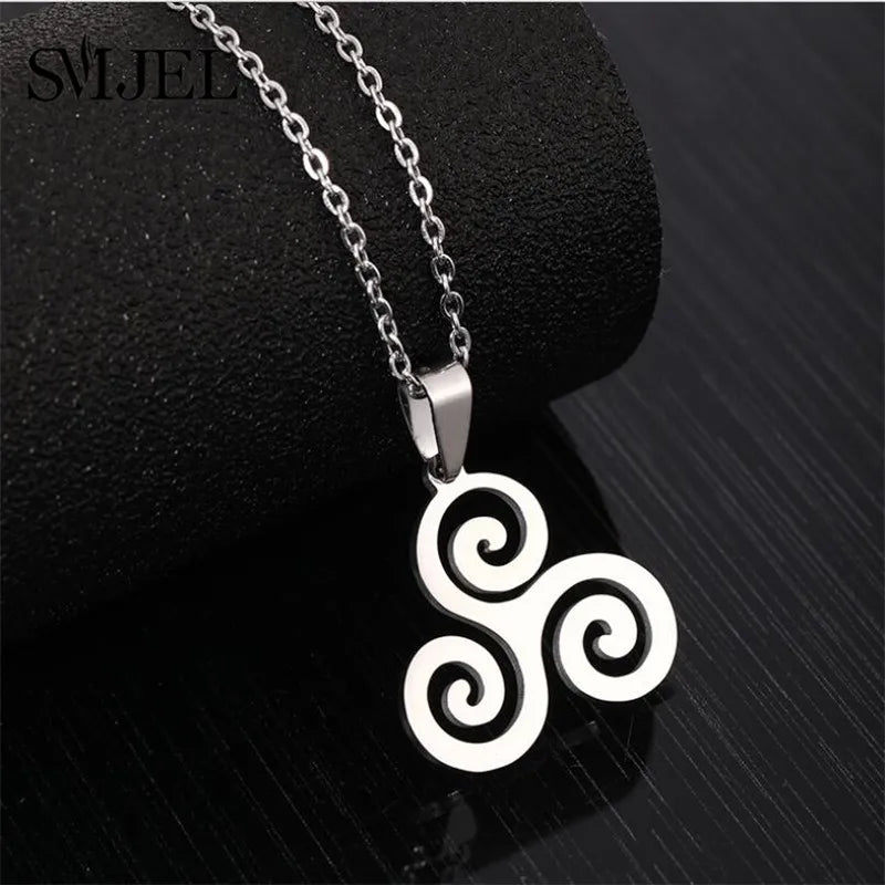 Triskelion necklace