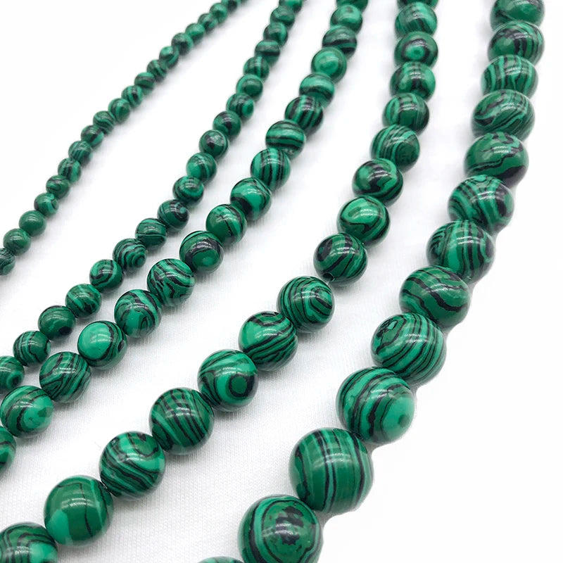 Malachite beads