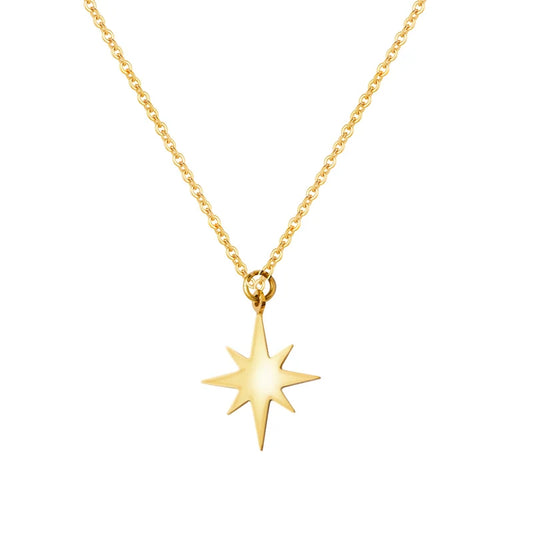 Star necklace gold