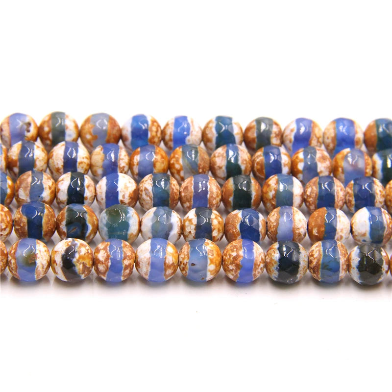 Dzi stone beads