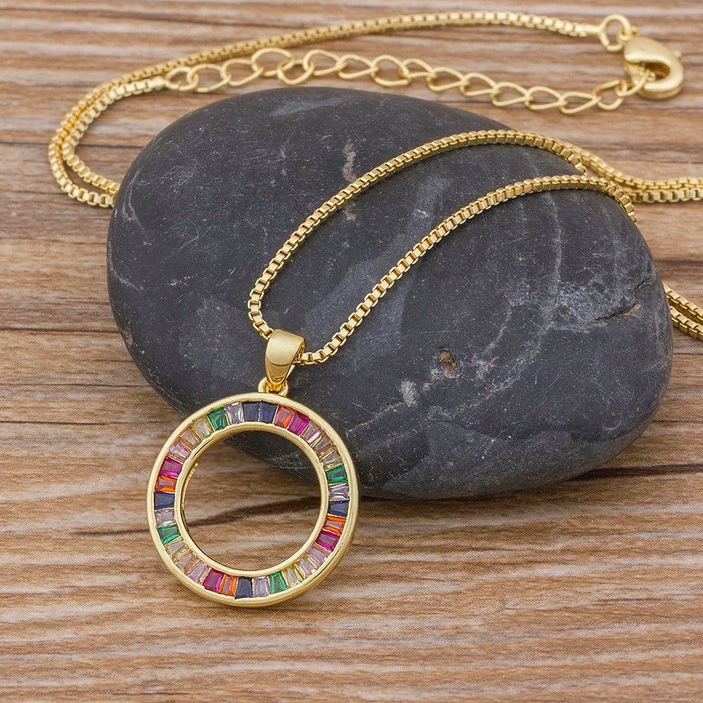 Necklace rainbow