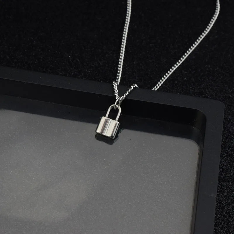 Lock chain necklace