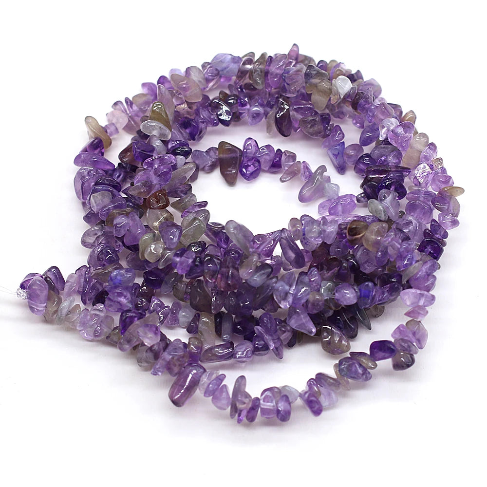 Amethyst bead necklace