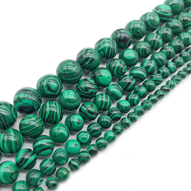 Malachite beads