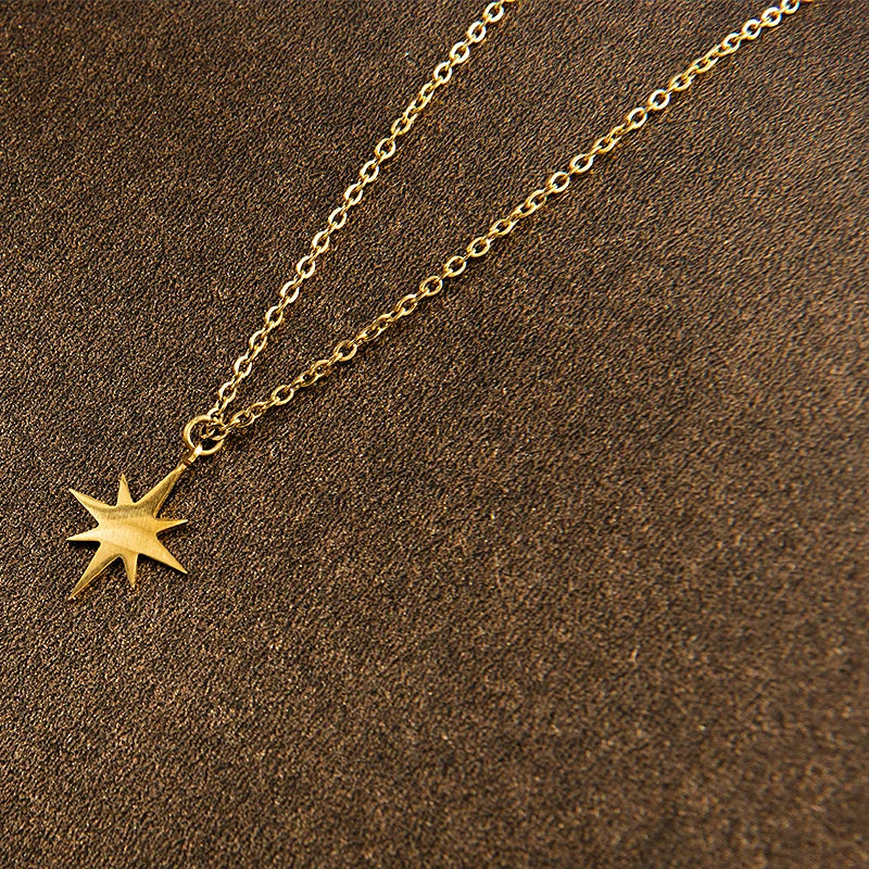 Star necklace gold