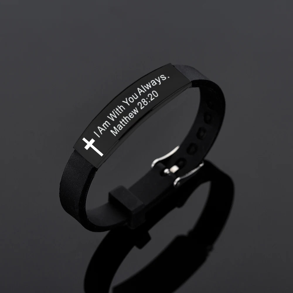 Bible quote bracelet