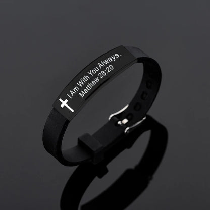 Bible quote bracelet