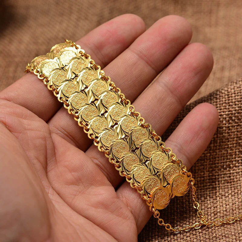 Coin bracelet