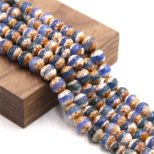 Dzi stone beads