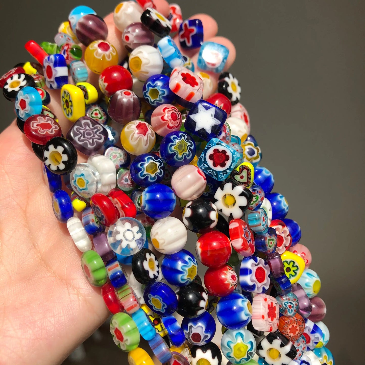 Millefiori beads