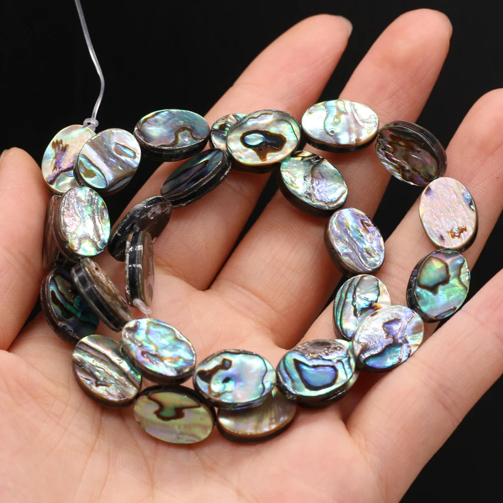 Abalone shell beads