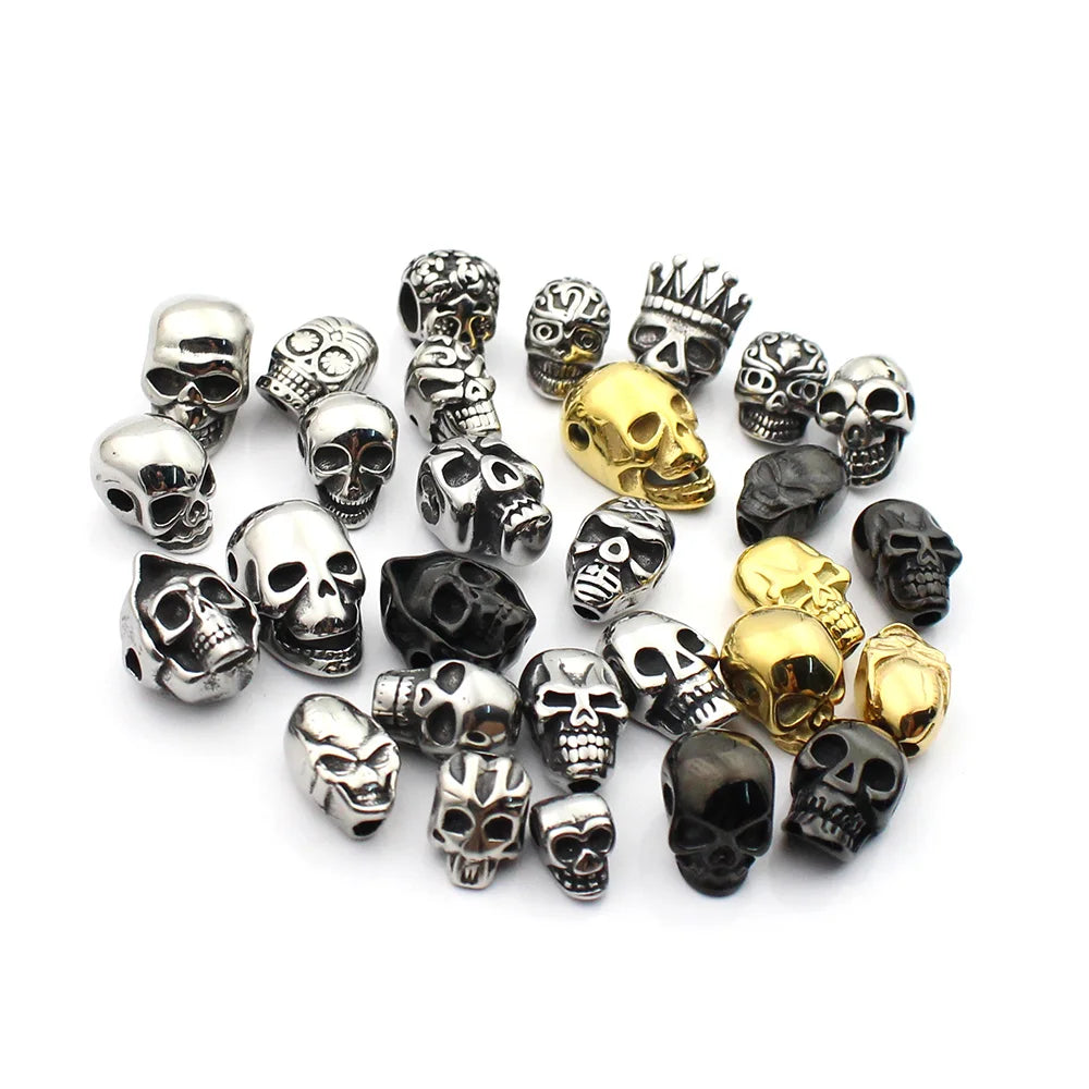 Skull beads for bracelets