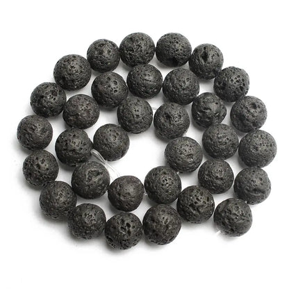 Lava rock beads