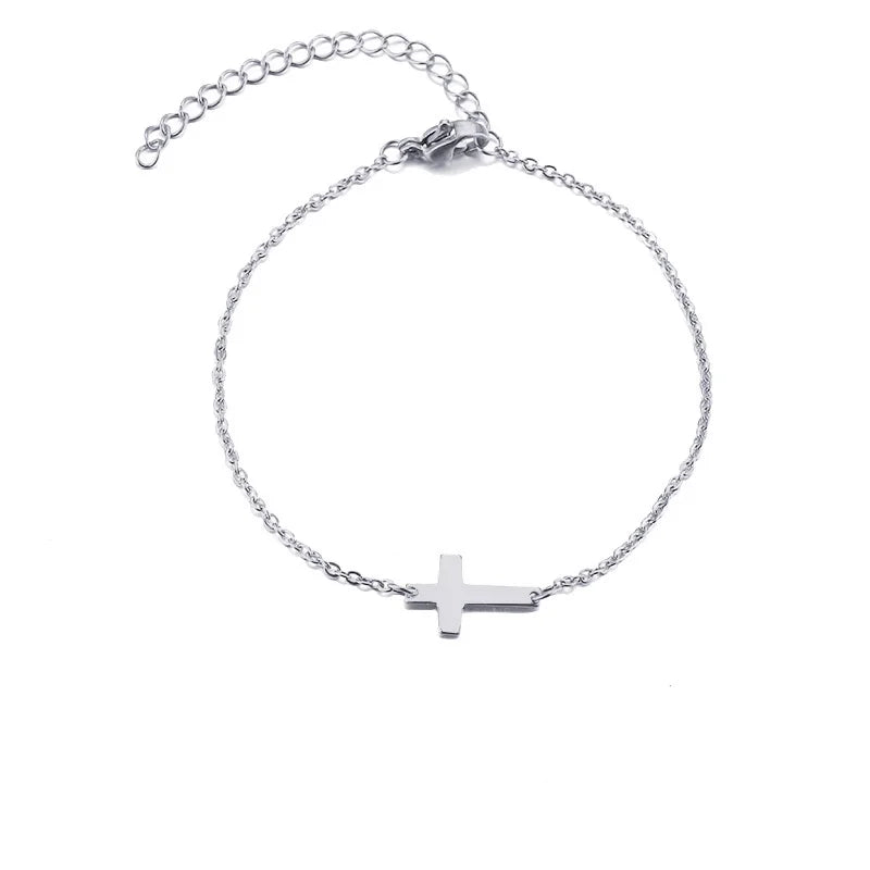 Bracelet cross gold