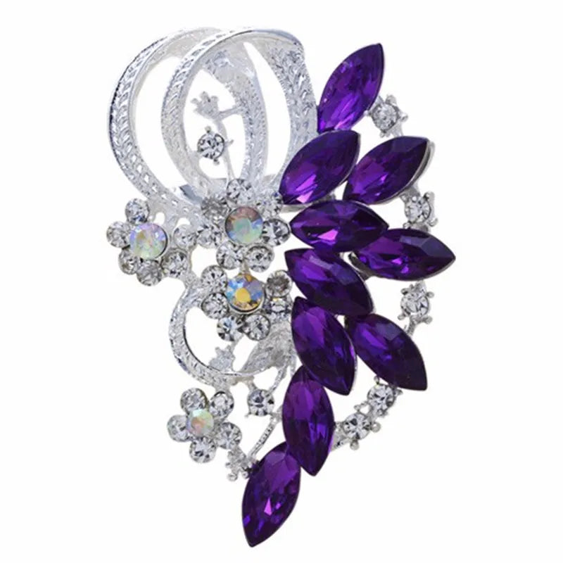 Brooch purple