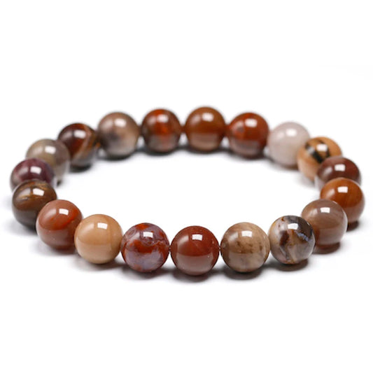 Bracelets with wooden beads