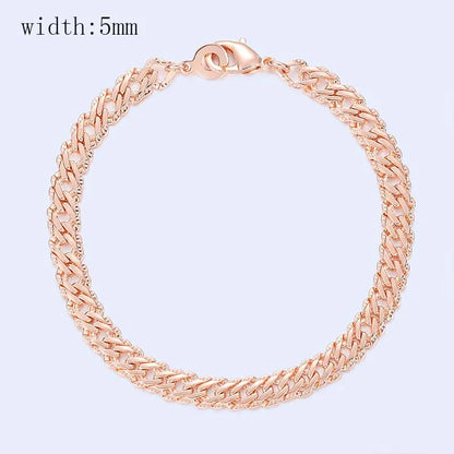 Rose gold bracelet for women