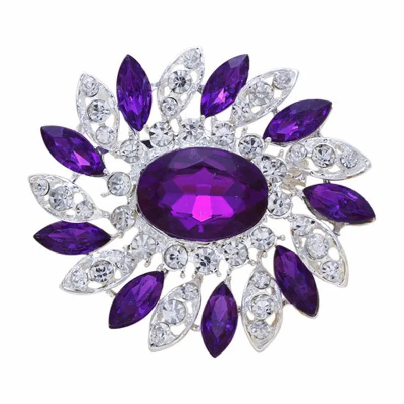 Brooch purple