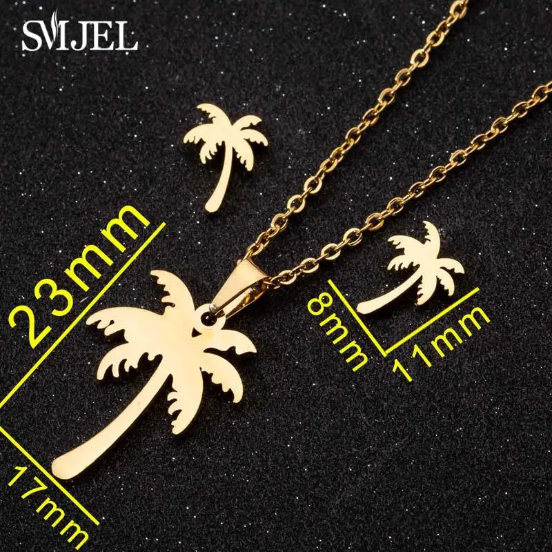 Palm tree pendant