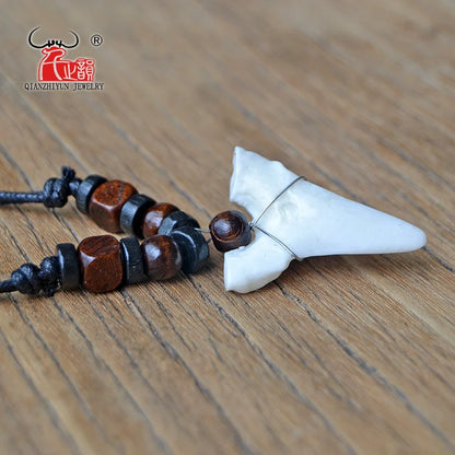 Shark tooth necklaces