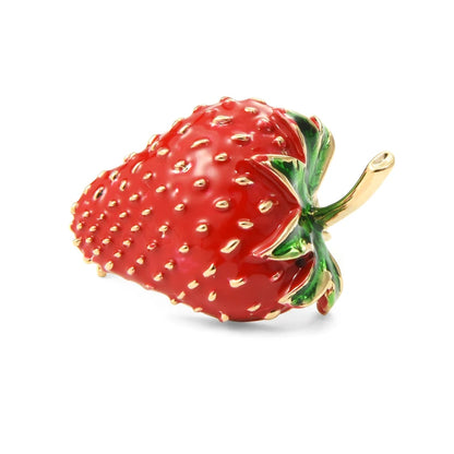 Strawberry brooch