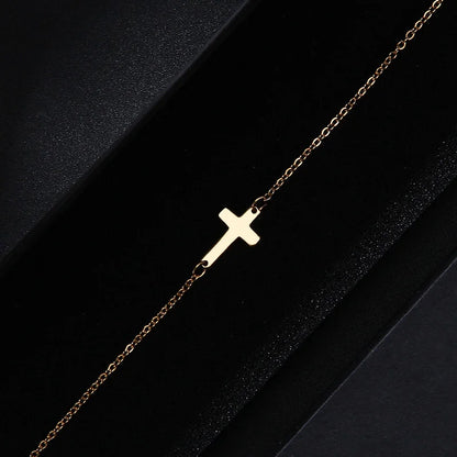 Bracelet cross gold