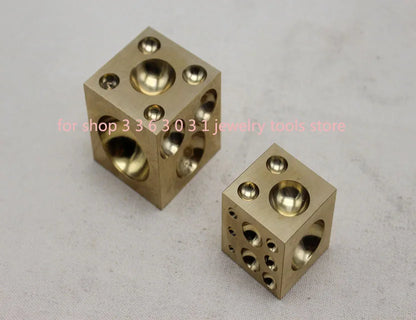 Brass dapping block