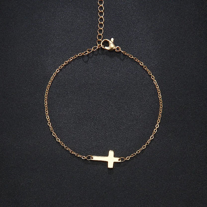 Bracelet cross gold