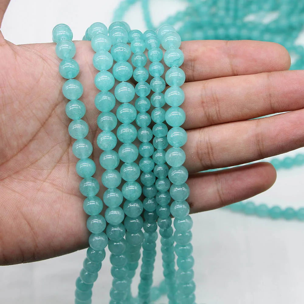 Amazonite bead necklace