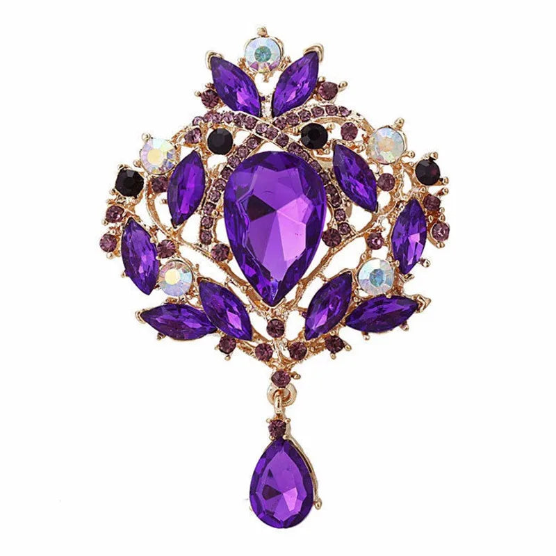 Brooch purple