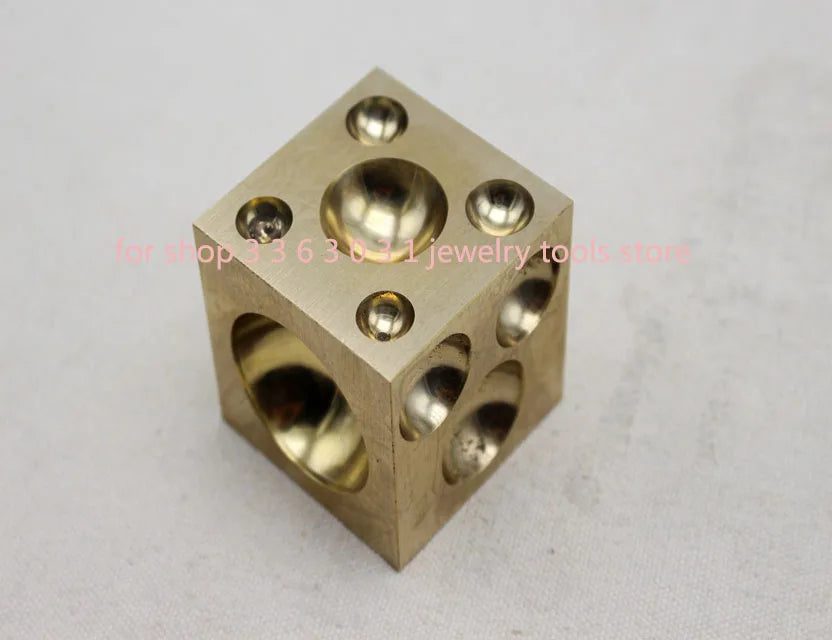 Brass dapping block