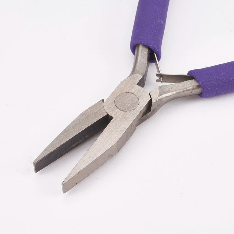 Flat nose pliers for jewelry making