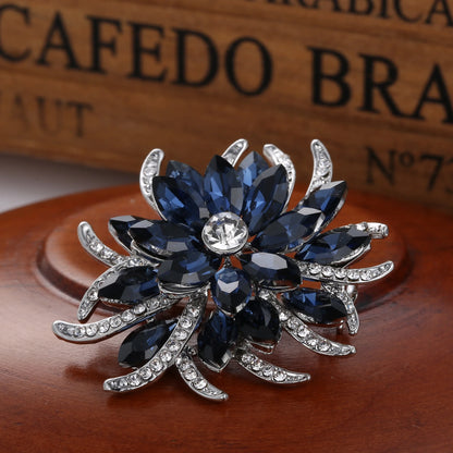 Blue brooch