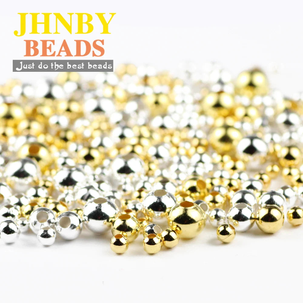 Gold beads for jewelry making