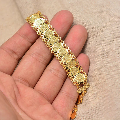 Coin bracelet