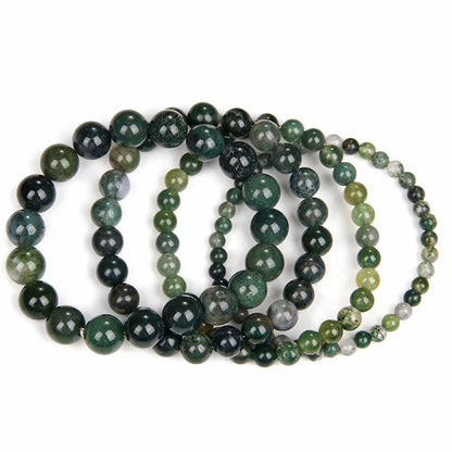 Moss agate bracelet