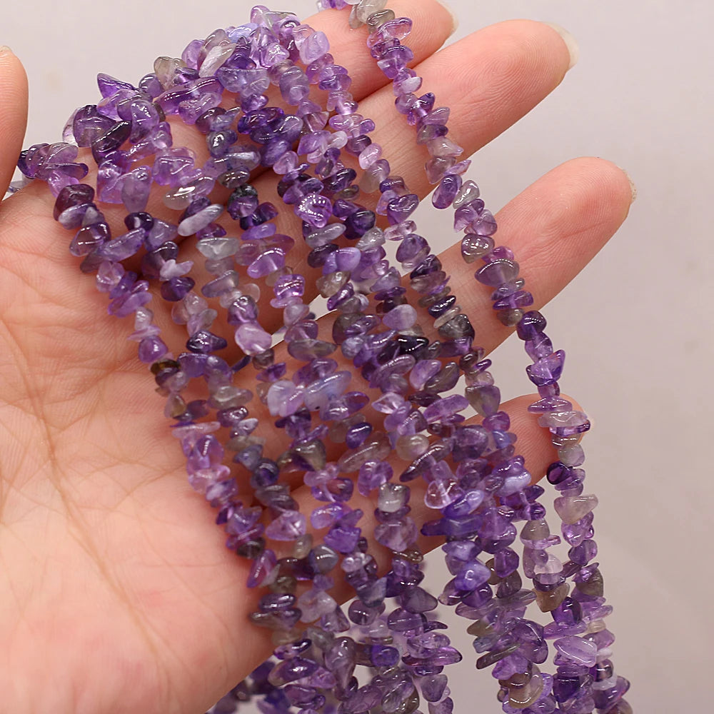 Amethyst bead necklace