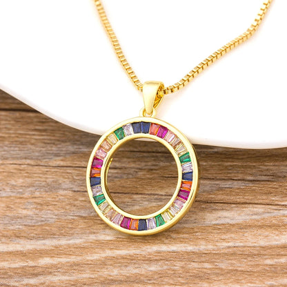 Necklace rainbow