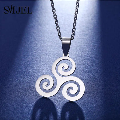 Triskelion necklace