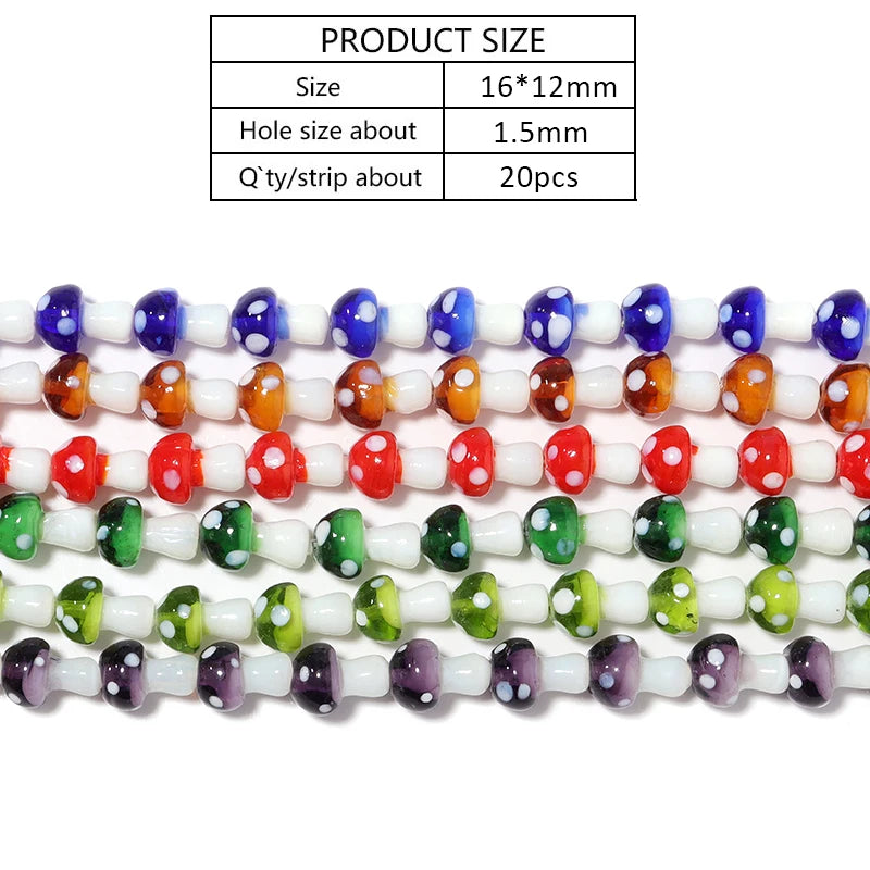 Mushroom beads