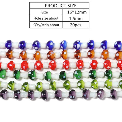 Mushroom beads