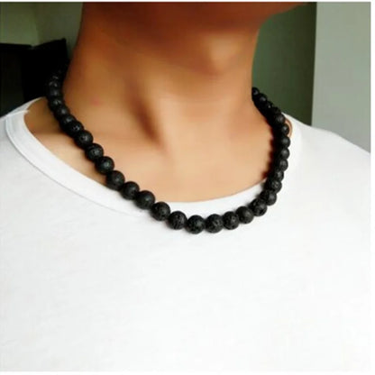 Beaded necklace for men