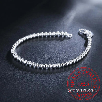 Bracelet silver beads