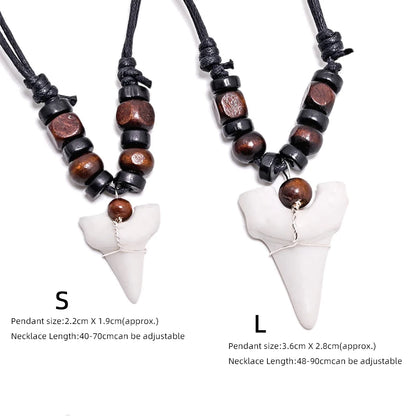 Shark tooth necklaces