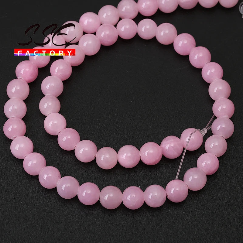 Pink beads