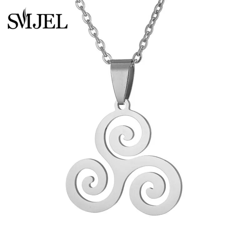 Triskelion necklace